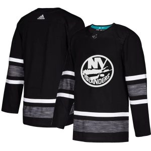 Herren New York Islanders Eishockey Trikot Blank 2019 All-Star Schwarz Authentic